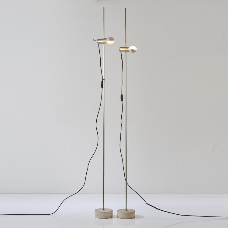 Bild 1 zu Objekt, Zwei Stehleuchten '252', 1954/55, Tito Agnoli, Oluce, Mailand, 172A 89