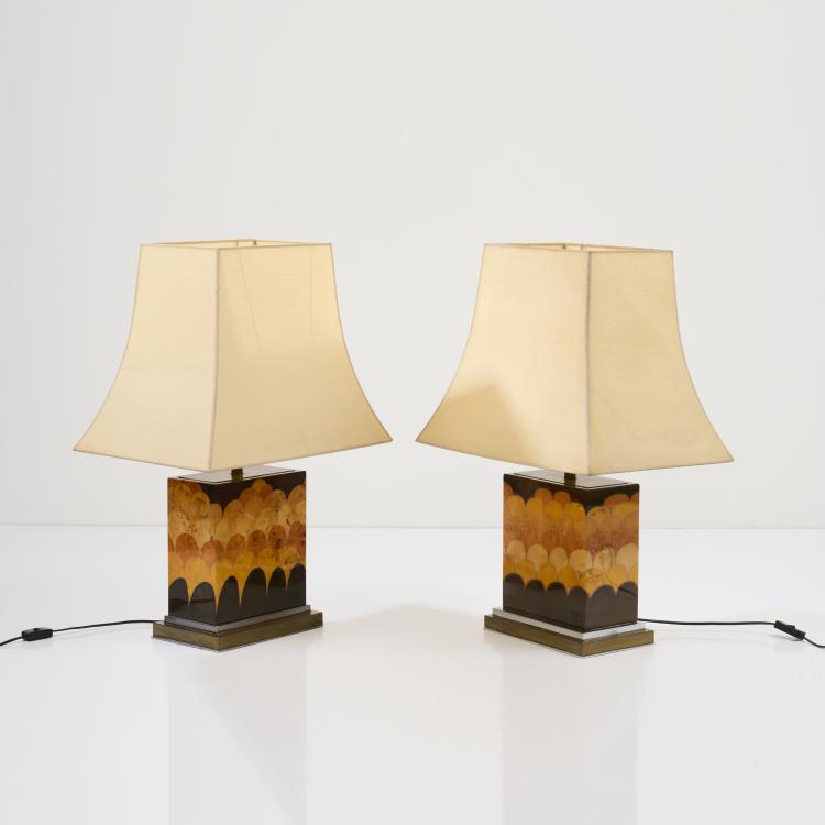 Bild 1 zu Objekt, Zwei Tischleuchten, 1970er Jahre, Jean Claude Mahey, Mahey, Jean Claude, 172A 61