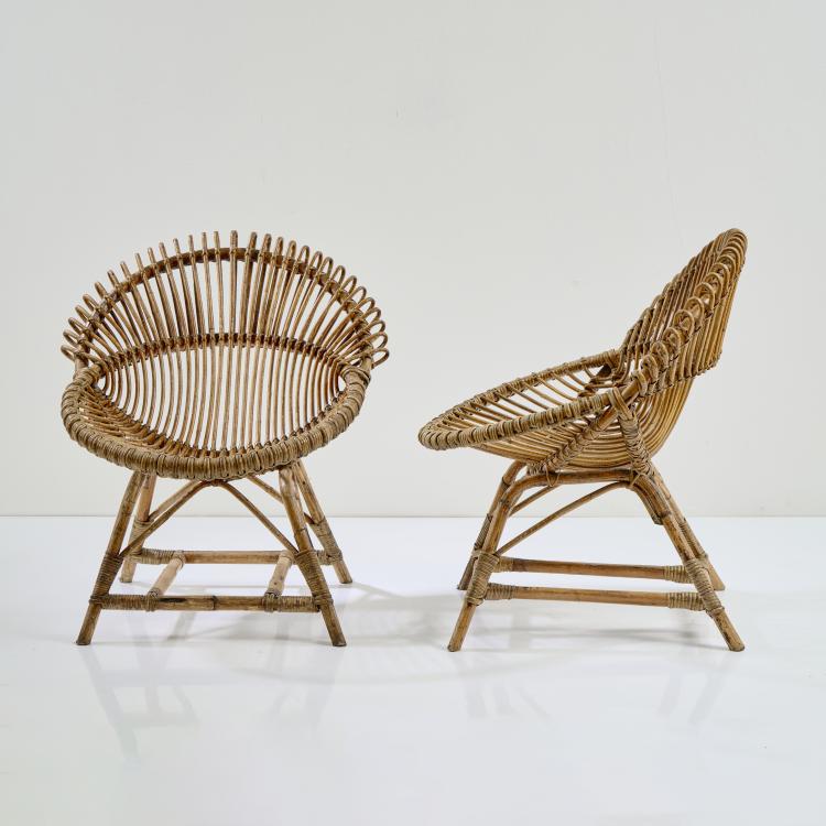 Bild 1 zu Objekt, Two armchairs, 1950s, Italien / Italy, 173A 12