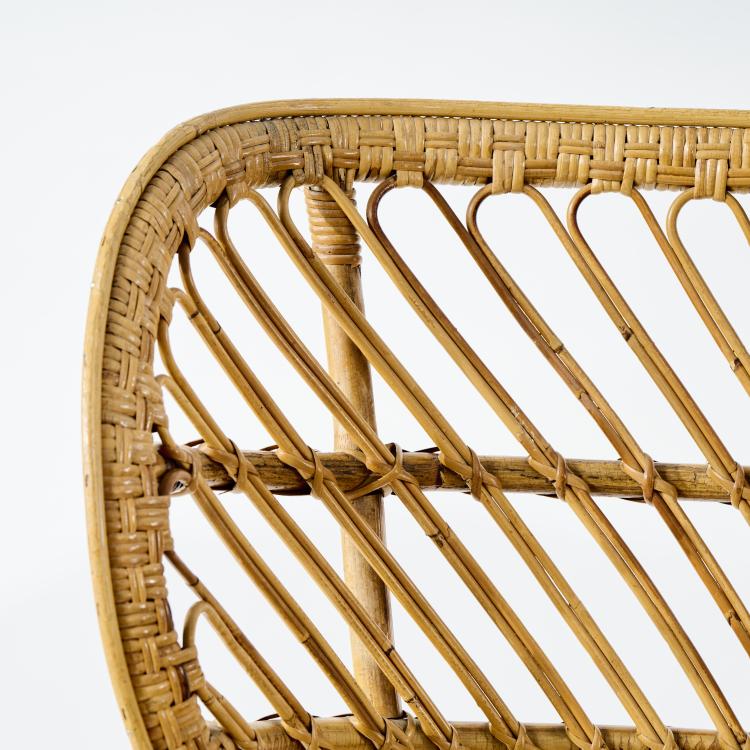 Bild 4 zu Objekt, Two wicker chairs, c. 1950, Gio Ponti, Bonacina, Vittorio & C., Como, 173A 8