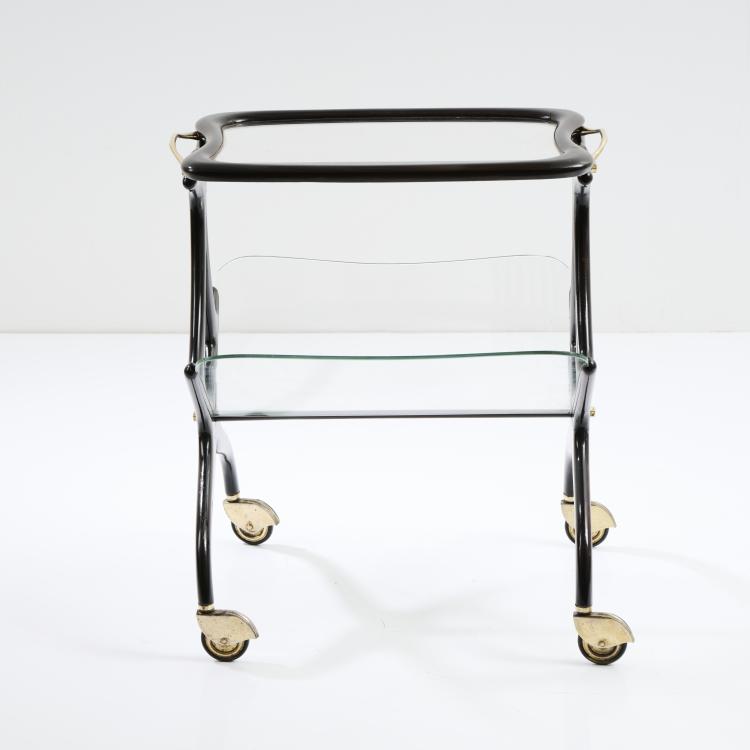 Bild 3 zu Objekt, Side table with newspaper rack, 1950s, Cesare Lacca (in the style of), Italien / Italy, 173A 17