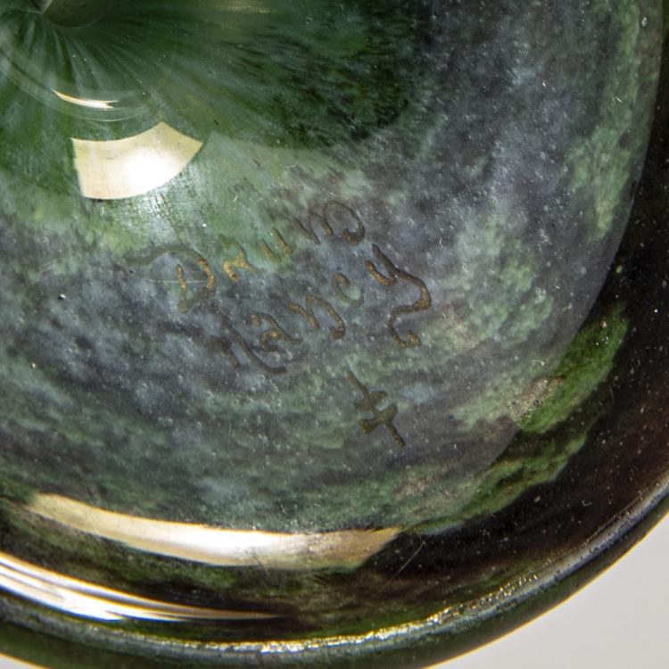 Bild 3 zu Objekt, 'Libellule et renoncules jaunes' table light, c. 1904, Henri Berg&eacute;,Ernest Schneider, Daum Fr&egrave;res, Nancy, 172A 10