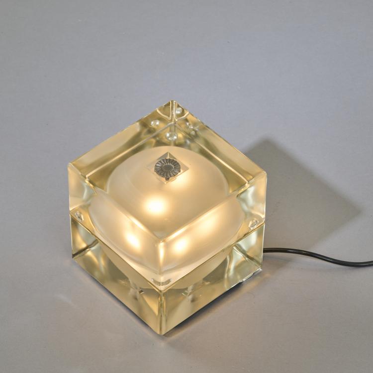 Bild 3 zu Objekt, 'Cubosfera' table light, 1968, Alessandro Mendini, Fidenza Vetraria, Italien / Italy, 173A 153