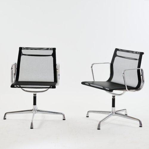 Zwei Stühle 'Aluminum chair', 1958