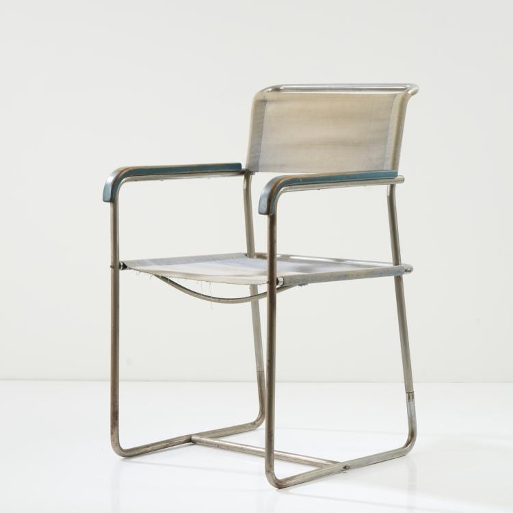 Hauptbild zu Objekt, 'B 11' armchair, 1926/27, Marcel Breuer, Standard M&ouml;bel, Berlin (zugeschrieben / attributed), 173B 307