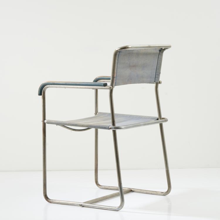 Bild 12 zu Objekt, 'B 11' armchair, 1926/27, Marcel Breuer, Standard M&ouml;bel, Berlin (zugeschrieben / attributed), 173B 307