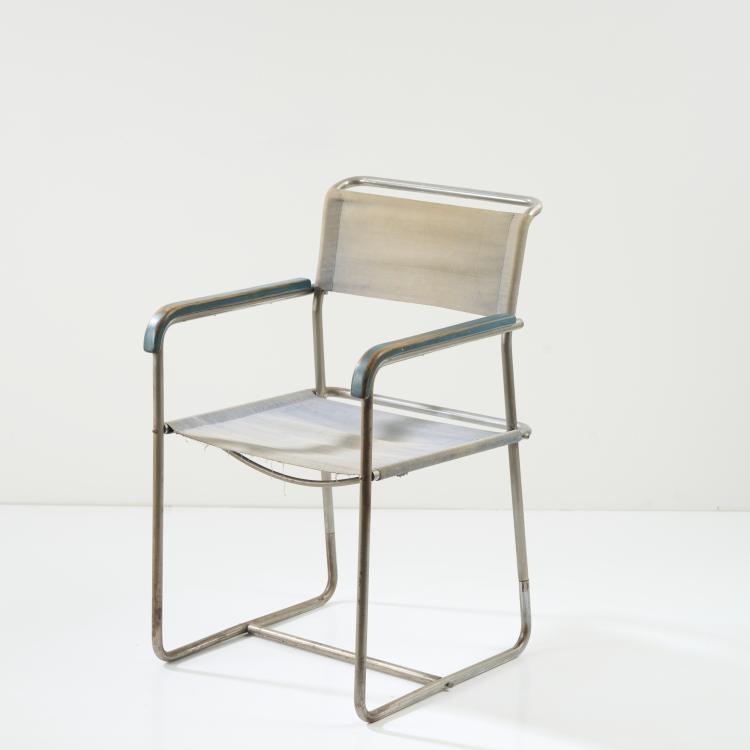 Bild 13 zu Objekt, 'B 11' armchair, 1926/27, Marcel Breuer, Standard M&ouml;bel, Berlin (zugeschrieben / attributed), 173B 307