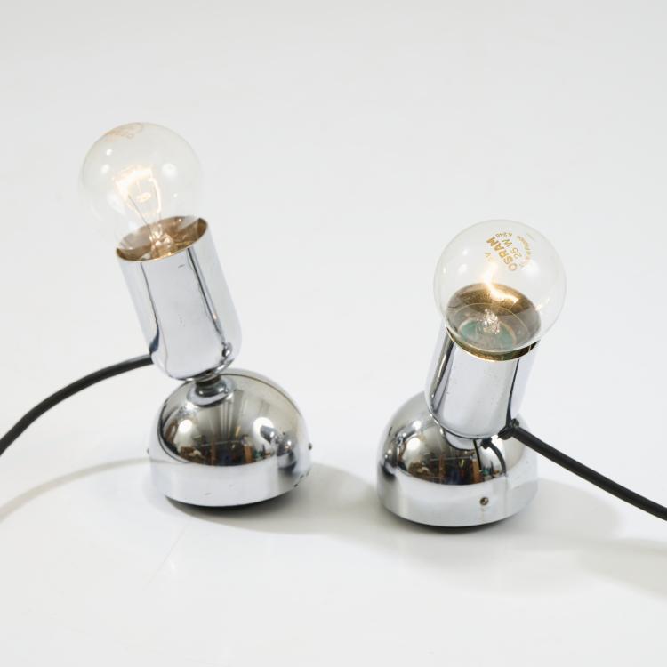 Bild 1 zu Objekt, Two 'Pollux' table/wall lights, 1967, Ingo Maurer, Design M, Maurer, Ingo, M&uuml;nchen, 173B 344