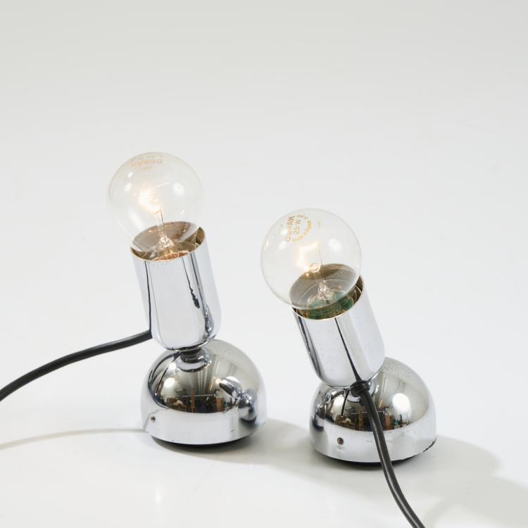 Bild 2 zu Objekt, Two 'Pollux' table/wall lights, 1967, Ingo Maurer, Design M, Maurer, Ingo, M&uuml;nchen, 173B 344