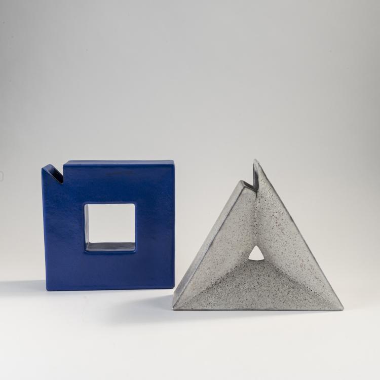 Bild 1 zu Objekt, Zwei Vasen, 1970er Jahre, Alessio Tasca, Tasca, Alessio, Nove, 173A 63