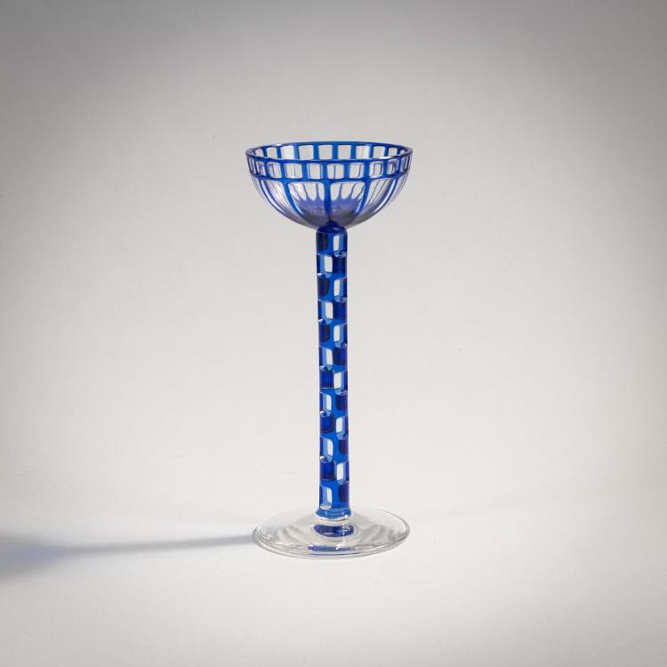 Bild 1 zu Objekt, Lik&ouml;rglas, um 1907, Otto Prutscher, Wiener Werkst&auml;tte, Meyr's Neffe, Adolf, 174A 236