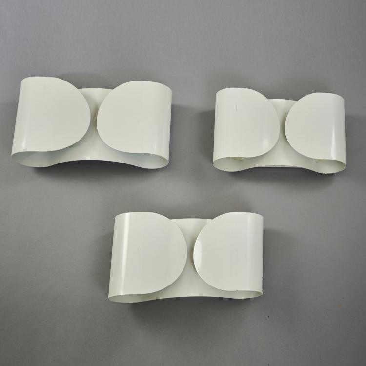 Bild 3 zu Objekt, Three 'Foglio' wall lights, 1966, Afra Scarpa,Tobia Scarpa, Flos, Brescia, 173A 147