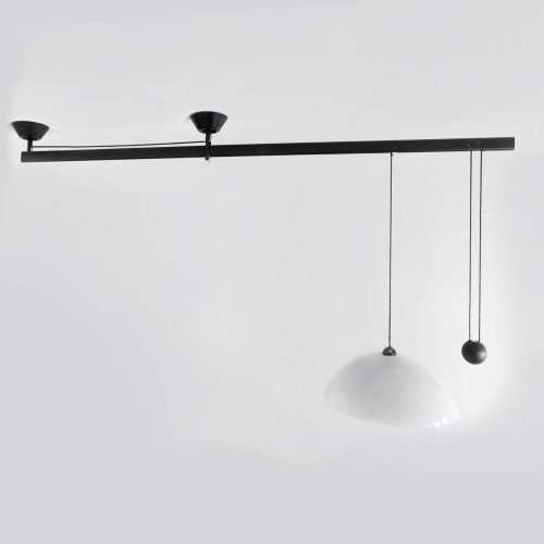 Ceiling light with pivoting arm 'L'impiccato', 1971