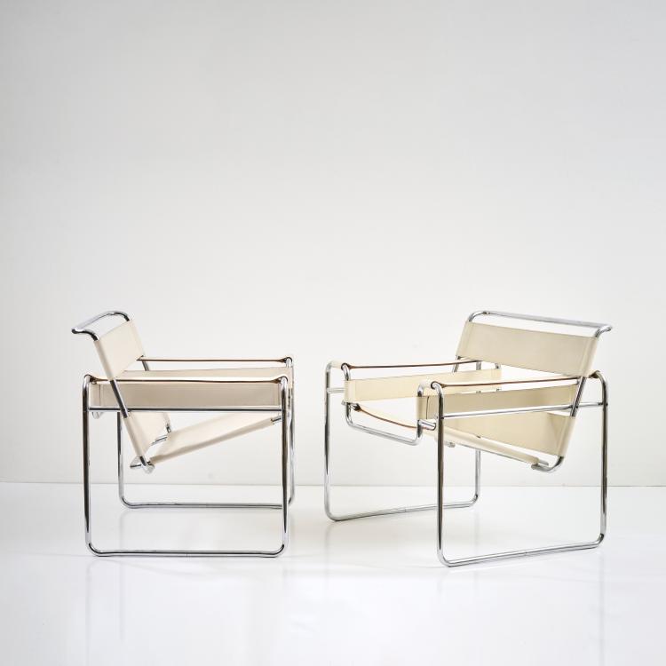 Bild 7 zu Objekt, Zwei Armlehnsessel 'Wassily', 1925, Marcel Breuer, Gavina, Mailand, 173B 304