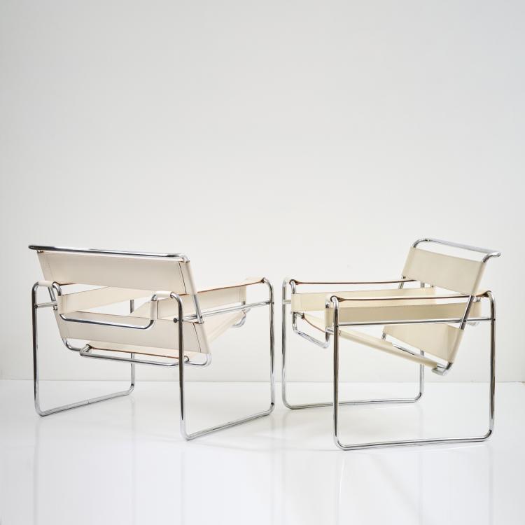 Bild 8 zu Objekt, Zwei Armlehnsessel 'Wassily', 1925, Marcel Breuer, Gavina, Mailand, 173B 304