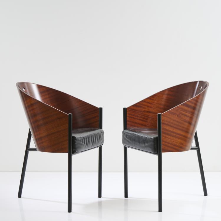 Hauptbild zu Objekt, Two armchairs 'Costes', 1982, Philippe Starck, Driade Aleph, Mailand, 173B 507