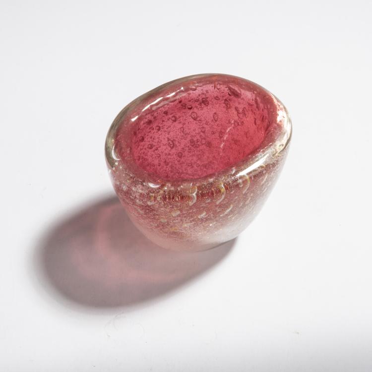 Bild 1 zu Objekt, Schale 'Sommerso a bollicine', um 1935, Carlo Scarpa, Venini & C., Murano, 173C 601