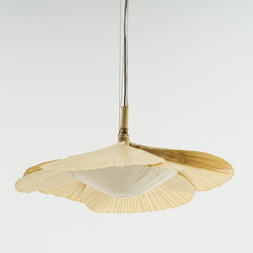 Ceiling light 'Hana II' from the 'Uchiwa' series, 1974