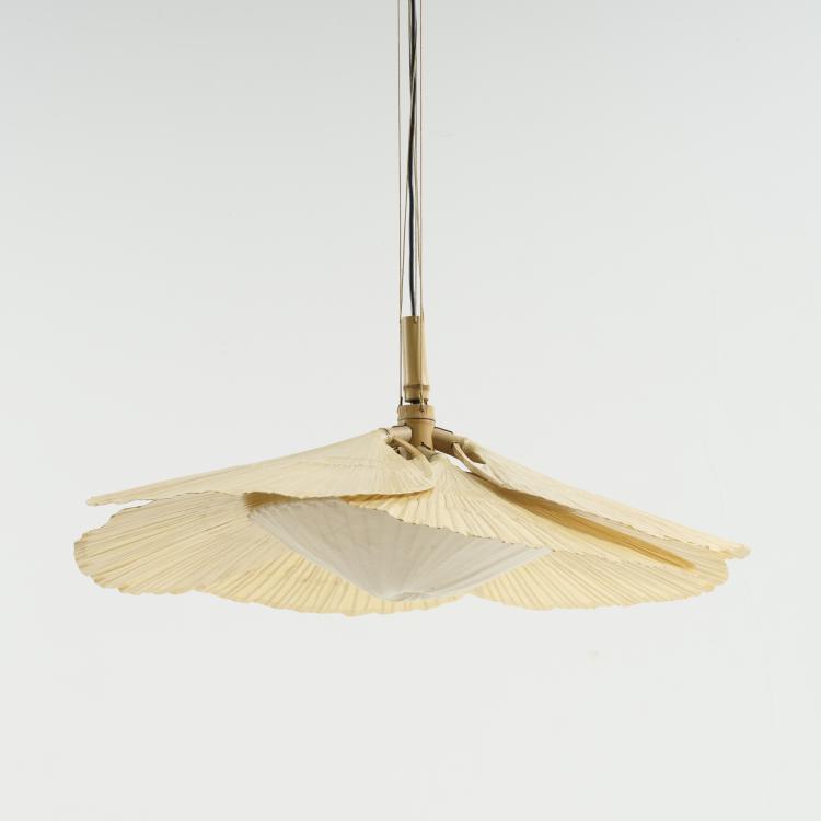 Bild 6 zu Objekt, Deckenleuchte 'Hana II' aus der Serie 'Uchiwa', 1974, Ingo Maurer, Design M, Maurer, Ingo, M&uuml;nchen, 173B 348