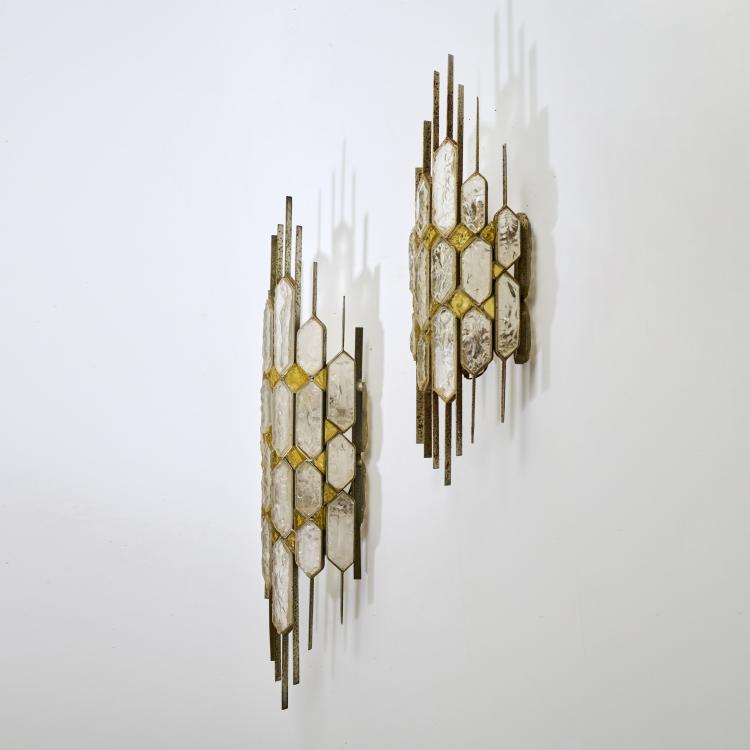 Bild 4 zu Objekt, Two wall lights, 1970s, Albano Poli (attributed), Poliarte, Verona, 173A 178