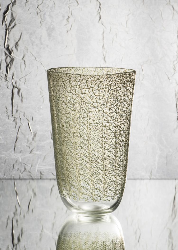 Bild 8 zu Objekt, 'Merletto giallo' vase, c. 1952, Archimede Seguso, Seguso, Archimede, Murano, 173C 712