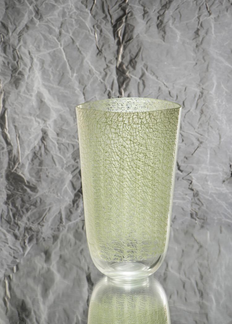 Bild 9 zu Objekt, 'Merletto giallo' vase, c. 1952, Archimede Seguso, Seguso, Archimede, Murano, 173C 712