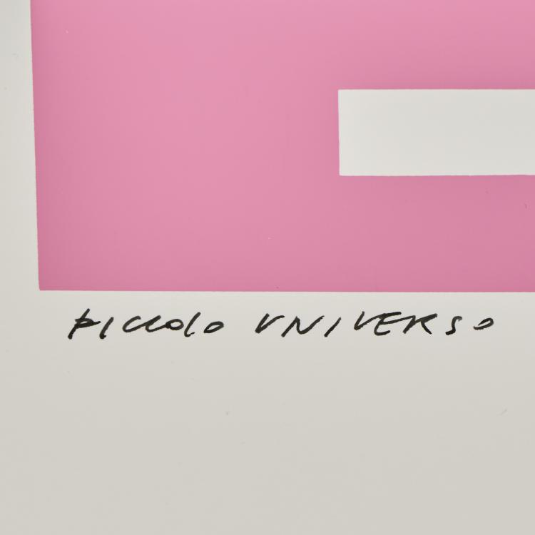 Bild 1 zu Objekt, 'Piccolo Universo' screenprint, 1988, Alessandro Guerriero, designer's art, 173A 86