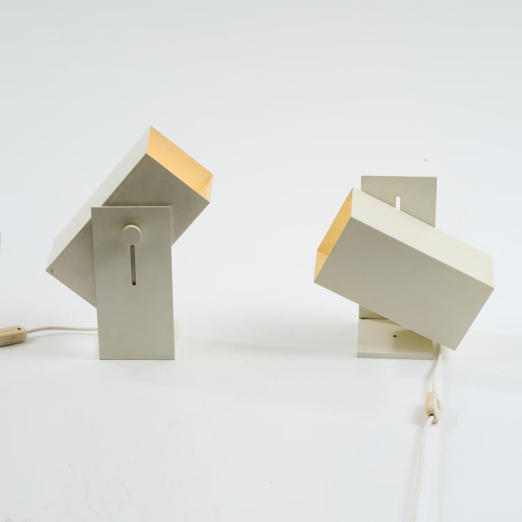 Bild 1 zu Objekt, Two table/wall lights, 1970s, Swiss Lamps, Z&uuml;rich (SLZ) (zugeschrieben/attr.), 173B 341