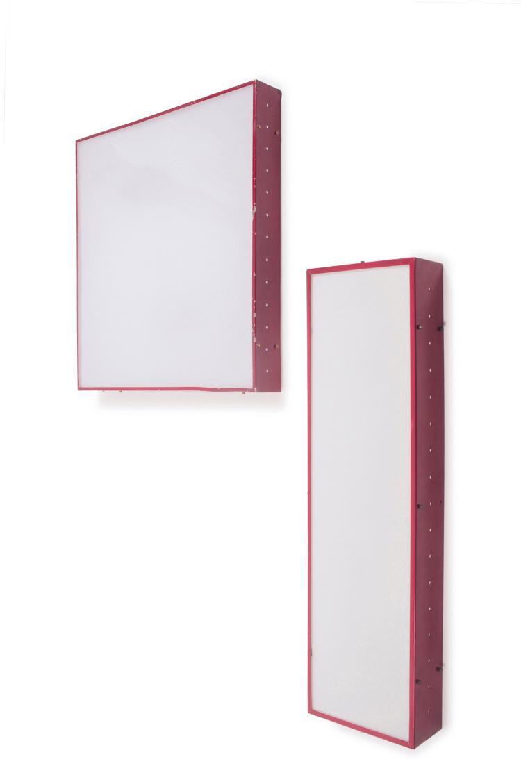 Hauptbild zu Objekt, Two wall lights, c. 1955, Stilnovo, Mailand (zugeschrieben / attributed), 173A 32