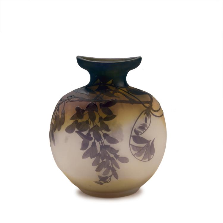 Hauptbild zu Objekt, Vase 'Glycines', 1905-08, Gall&eacute;, Nancy, 174A 123