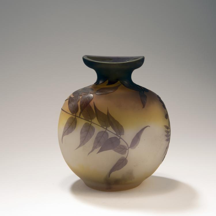 Bild 1 zu Objekt, Vase 'Glycines', 1905-08, Gall&eacute;, Nancy, 174A 123