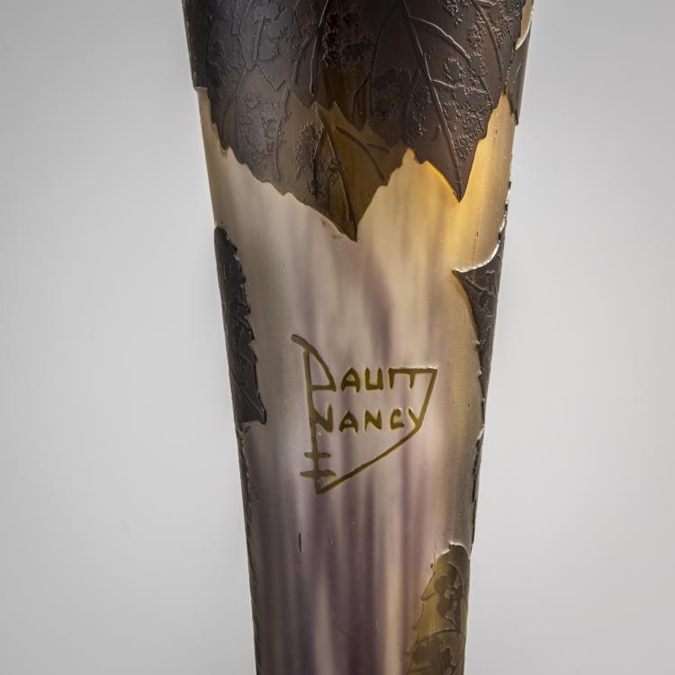 Bild 2 zu Objekt, Vase 'Tilleul', um 1910, Nancy Daum Fr&egrave;res, Daum Fr&egrave;res, Nancy, 174A 76