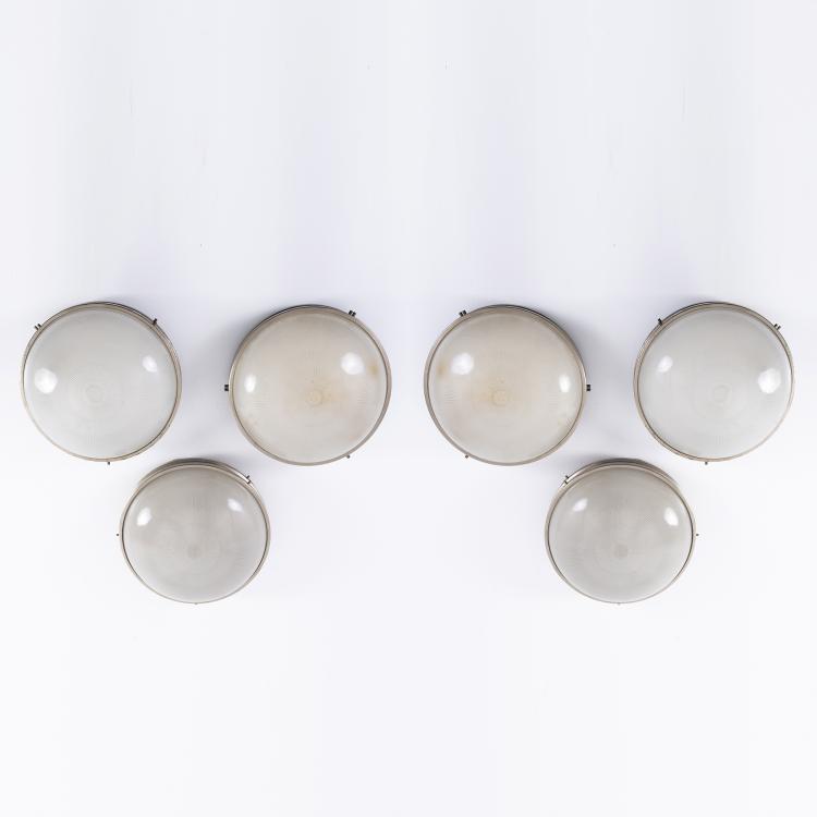 Hauptbild zu Objekt, Six 'Sigma' sconces, 1960, Sergio Mazza, Artemide, Mailand, 173A 98