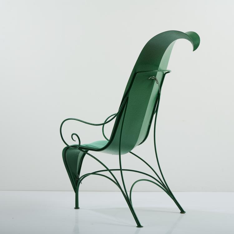 Bild 4 zu Objekt, Armlehnstuhl 'Foglia', 1986, Fabrizio Corneli, Mirabili, Italien / Italy, 173A 264