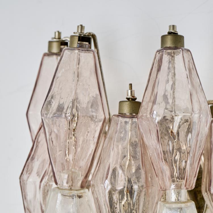 Bild 3 zu Objekt, Zwei Wandleuchten 'Poliedri', 1958, Ignazio Gardella,Carlo Scarpa,Paolo Venini,Enrico Peressutti, Venini & C., Murano, 173A 42