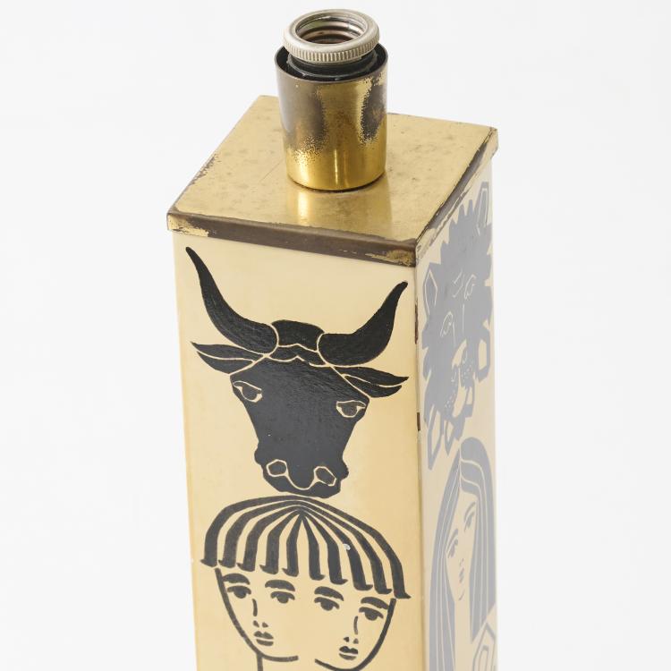 Bild 2 zu Objekt, 'Zodiaci' table light, 1950s, Piero Fornasetti, Fornasetti, Mailand, 173A 18