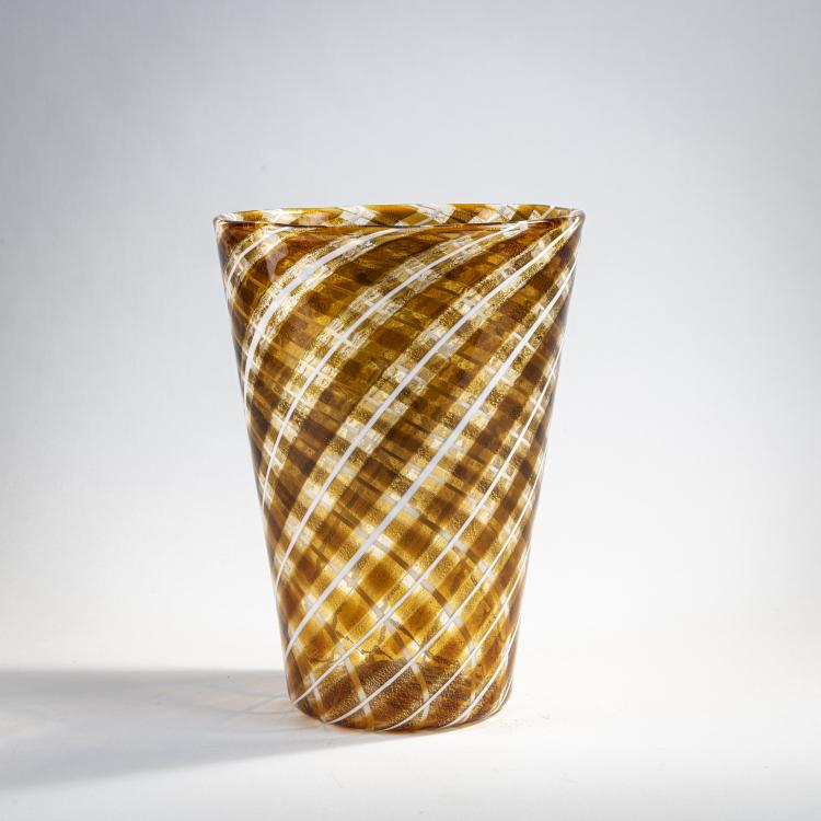 Hauptbild zu Objekt, Vase 'Canne incrociati', um 1947, Flavio Poli, Seguso Vetri d'Arte, Murano, 173C 702