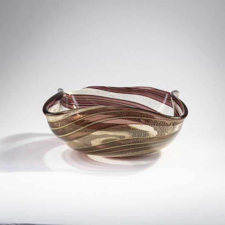 Bild 1 zu Objekt, Schale 'Spira aurata', um 1966, Ercole Barovier, Barovier & Toso, Murano, 173C 682