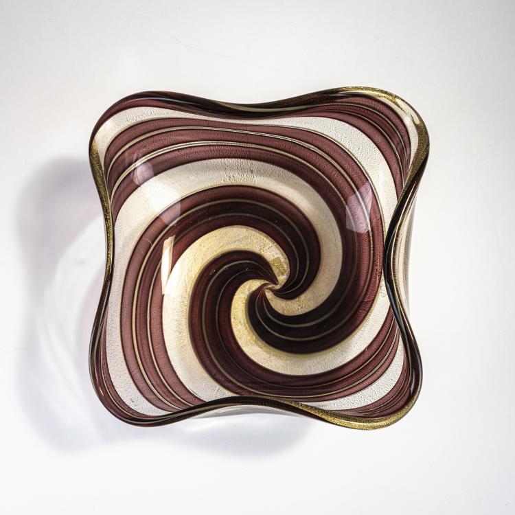 Bild 2 zu Objekt, Schale 'Spira aurata', um 1966, Ercole Barovier, Barovier & Toso, Murano, 173C 682