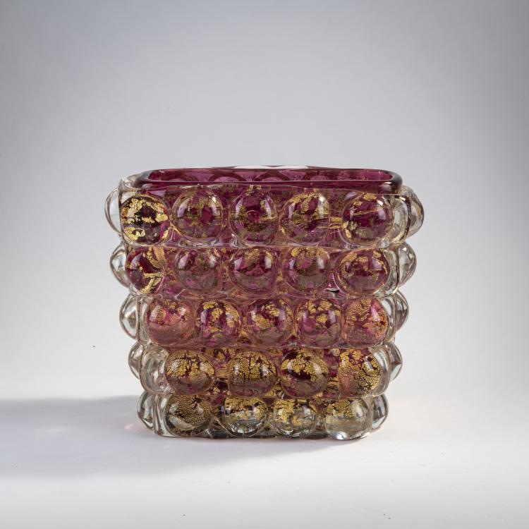 Hauptbild zu Objekt, Vase 'Lenti', 1940, Ercole Barovier, Barovier & Toso, Murano, 173C 658