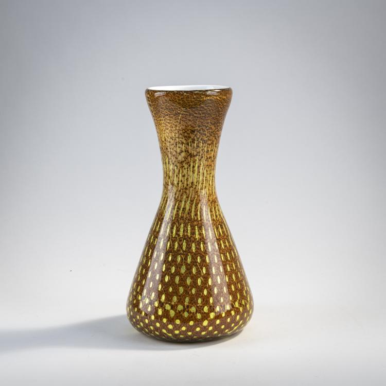 Hauptbild zu Objekt, Vase 'Reazioni policrome (Balloton)', um 1950, Giulio Radi, A.Ve.M., Murano, 173C 731