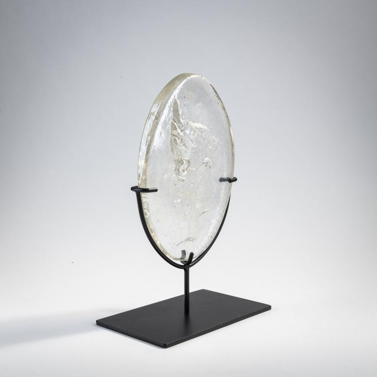 Bild 1 zu Objekt, Relief with head of Mercury, 1963, Jean Cocteau, Fucina degli Angeli; Costantini, Egidio, Murano, 173C 754