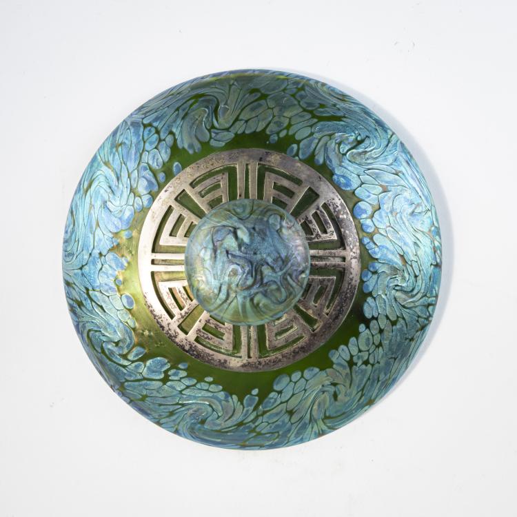 Bild 1 zu Objekt, 'Papillon'-Tintenfass f&uuml;r Bakalowits S&ouml;hne, Wien, um 1902, L&ouml;tz Wwe., Klosterm&uuml;hle, 174A 214