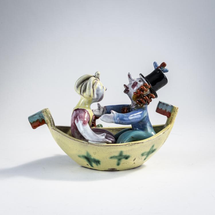 Hauptbild zu Objekt, 'Boat Trip', 1928, Walter Bosse, Bosse, Walter, Kufstein, 174A 412