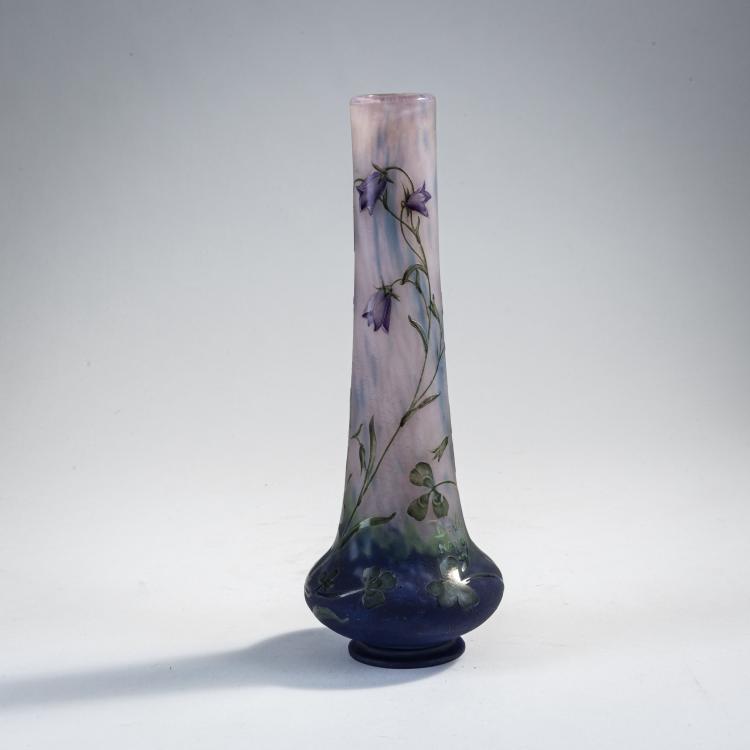 Hauptbild zu Objekt, Vase 'Campanules', c. 1910, Henri Berg&eacute;, Daum Fr&egrave;res, Nancy, 174A 78