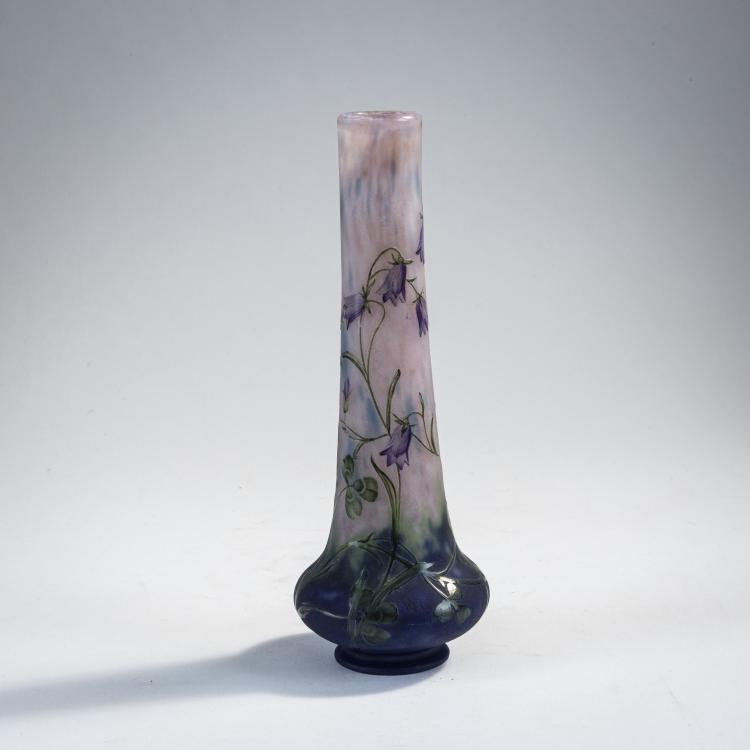Bild 1 zu Objekt, Vase 'Campanules', c. 1910, Henri Berg&eacute;, Daum Fr&egrave;res, Nancy, 174A 78