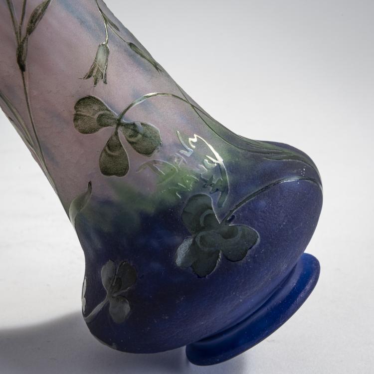 Bild 2 zu Objekt, Vase 'Campanules', c. 1910, Henri Berg&eacute;, Daum Fr&egrave;res, Nancy, 174A 78