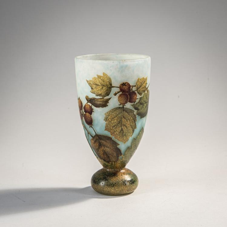 Hauptbild zu Objekt, Vase 'Pomme d'api', 1905-10, Daum Fr&egrave;res, Nancy, 174A 43