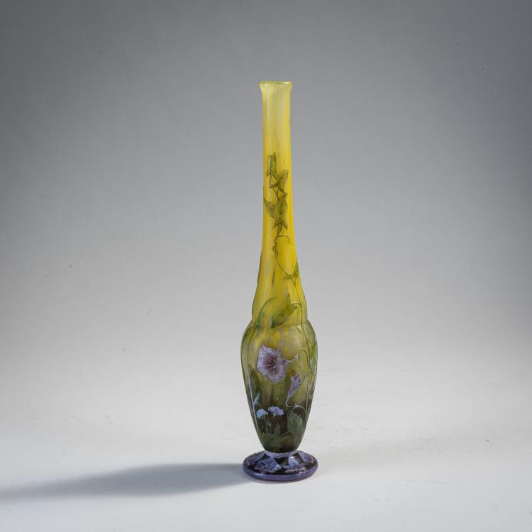 Hauptbild zu Objekt, Vase 'Liserons', 1905, Daum Fr&egrave;res, Nancy, 174A 40