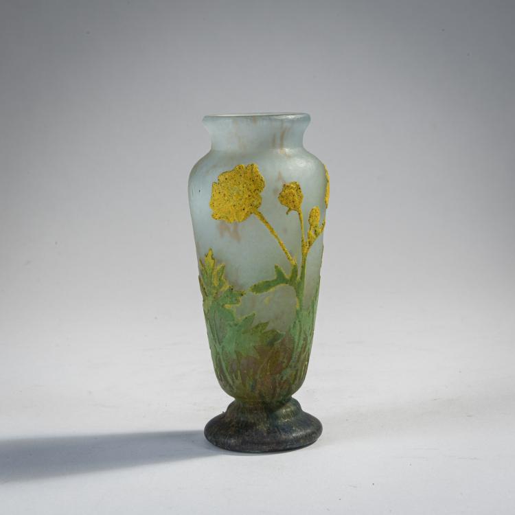 Hauptbild zu Objekt, Kleine Vase 'An&eacute;mones des bois', um 1906, Daum Fr&egrave;res, Nancy, 174A 63